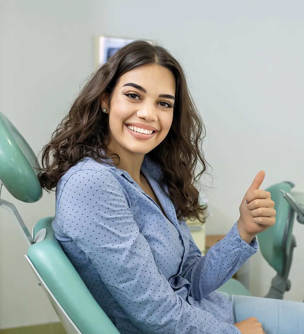 Patient finished with Invisalign at Augusta Orthodontics